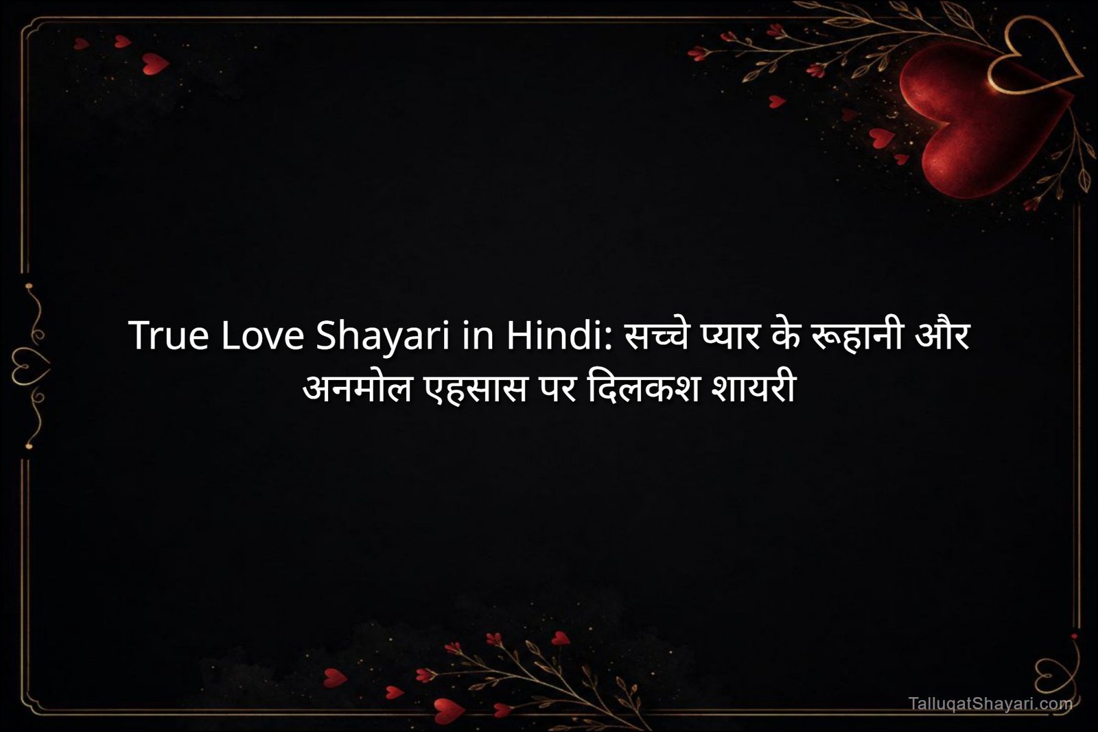 True Love Shayari in Hindi: सच्चे प्यार के रूहानी और अनमोल एहसास पर दिलकश शायरी