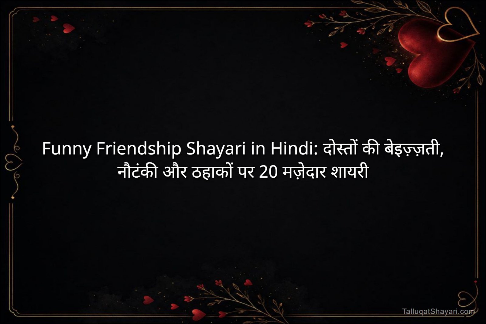 Funny Friendship Shayari in Hindi: दोस्तों की बेइज़्ज़ती, नौटंकी और ठहाकों पर 20 मज़ेदार शायरी