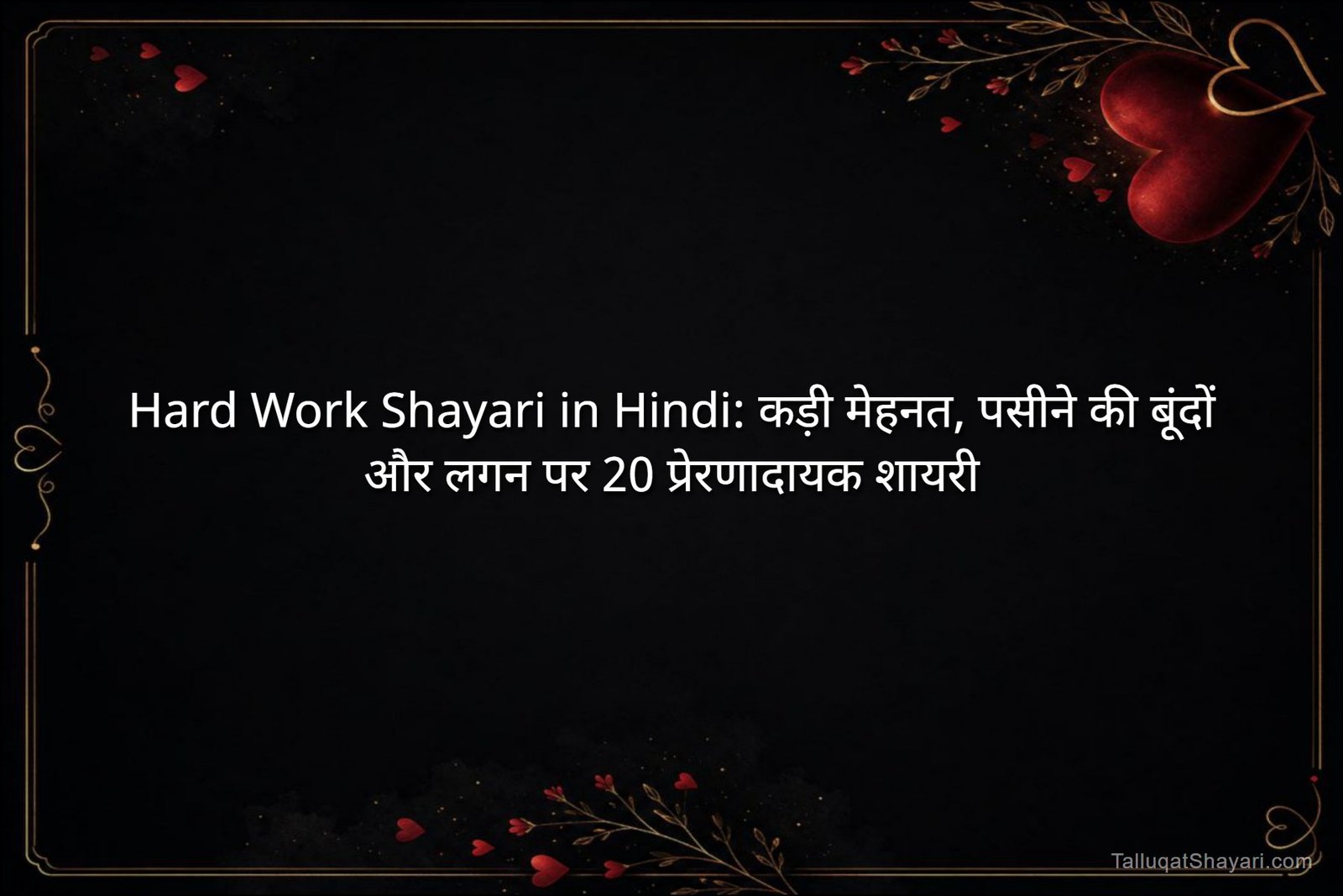 Hard Work Shayari in Hindi: कड़ी मेहनत, पसीने की बूंदों और लगन पर 20 प्रेरणादायक शायरी