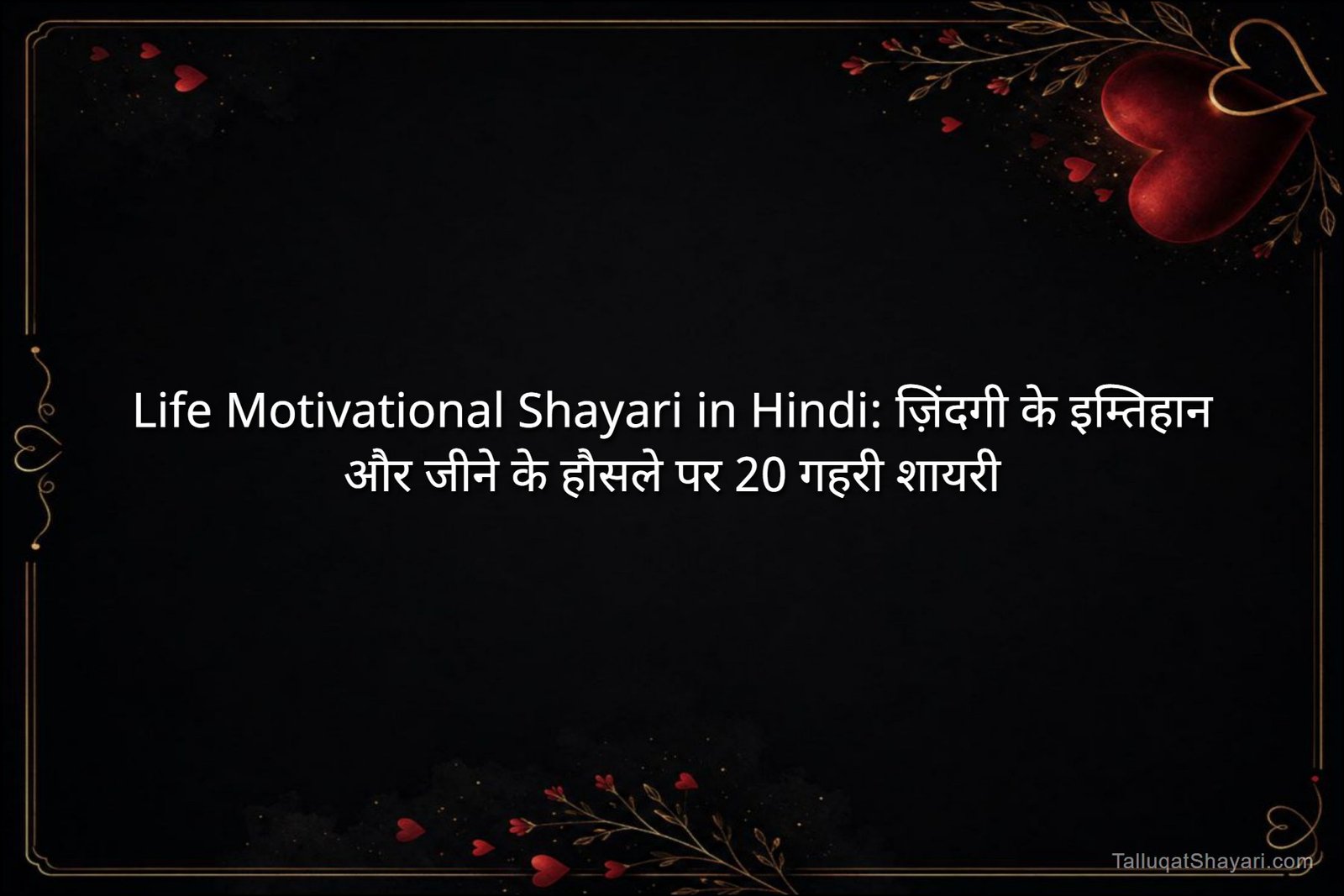 Life Motivational Shayari in Hindi: ज़िंदगी के इम्तिहान और जीने के हौसले पर 20 गहरी शायरी