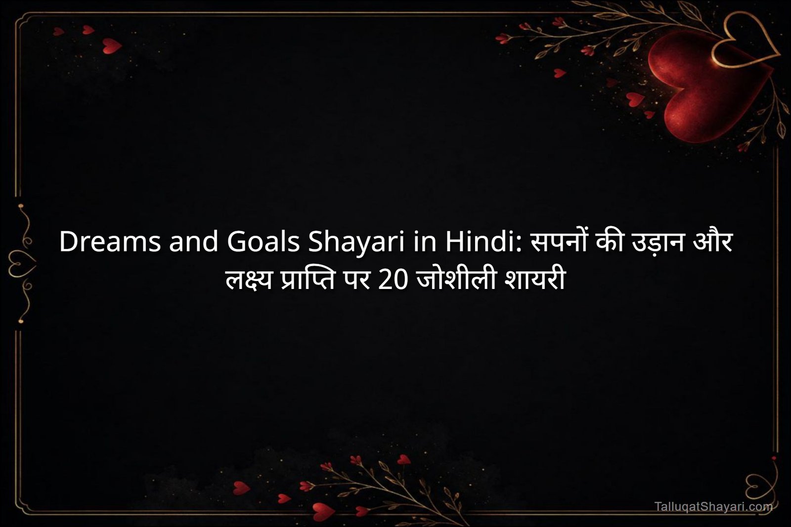 Dreams and Goals Shayari in Hindi: सपनों की उड़ान और लक्ष्य प्राप्ति पर 20 जोशीली शायरी