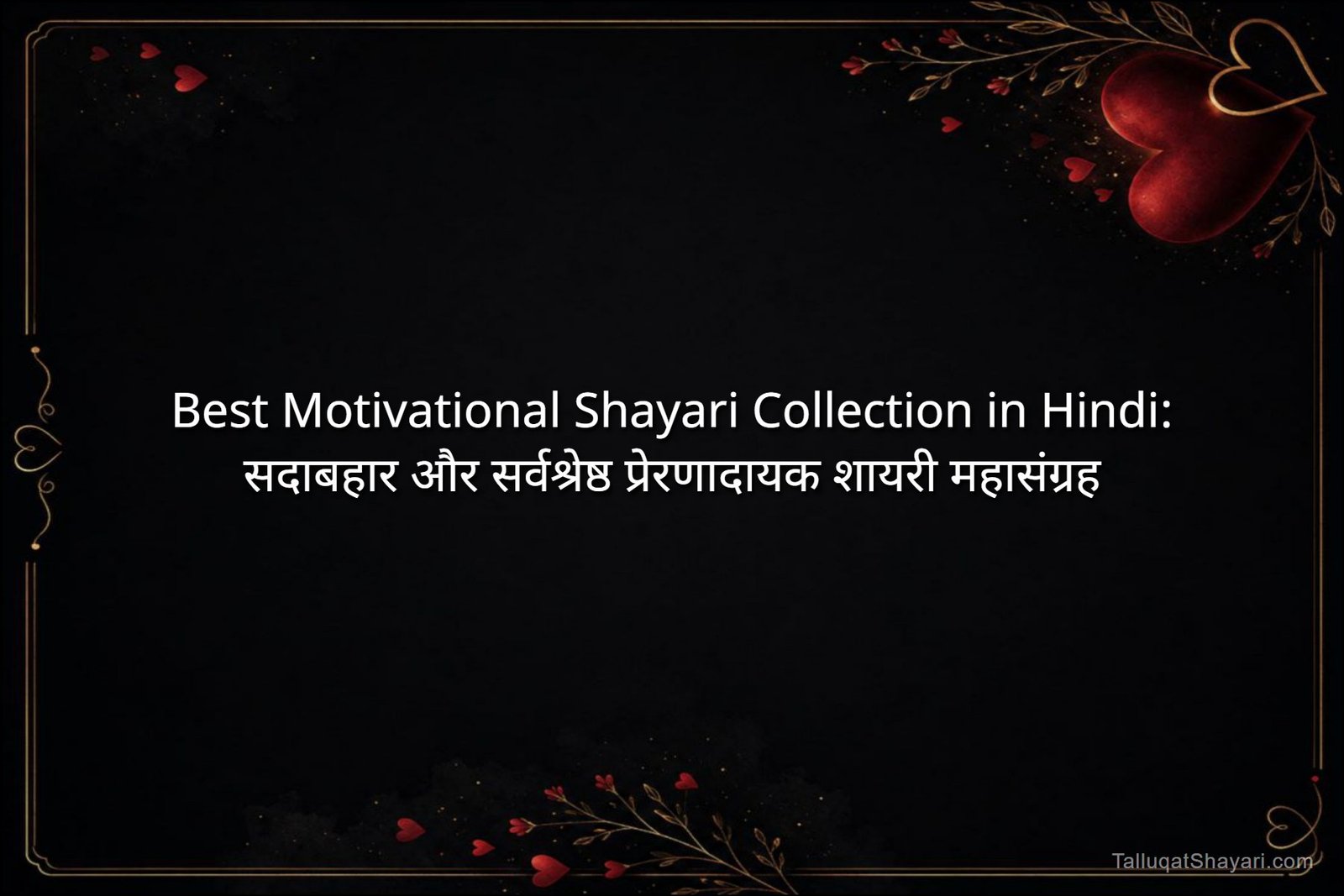 Best Motivational Shayari Collection in Hindi: सदाबहार और सर्वश्रेष्ठ प्रेरणादायक शायरी महासंग्रह